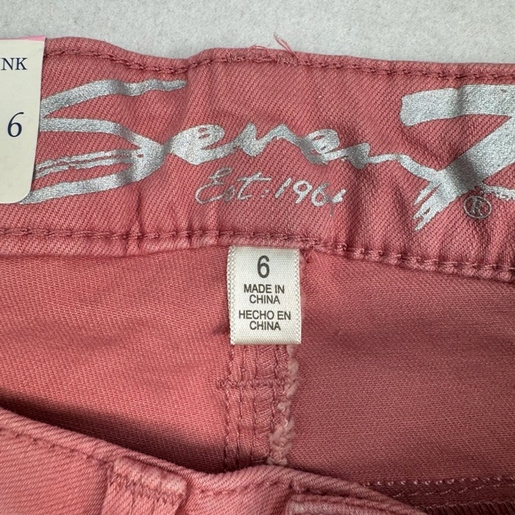 Seven 7 Ankle Skinny Pants Womens Size 6 Pink Mid Rise NWT - Picture 5 of 14